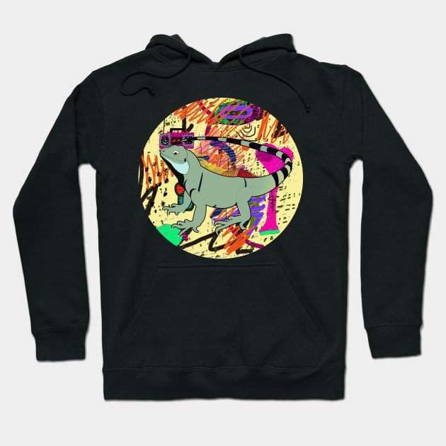 Iguana Hoodie by momomoma